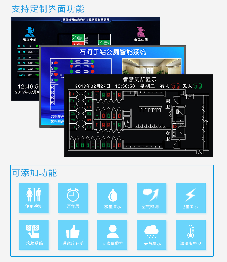 智慧公廁定制界面