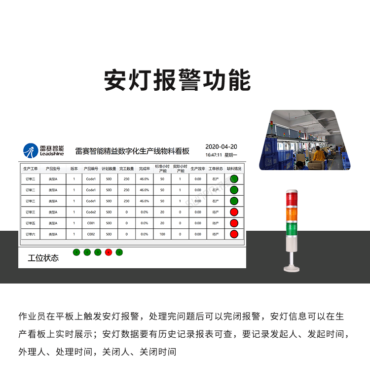 生產管理系統-安燈報警