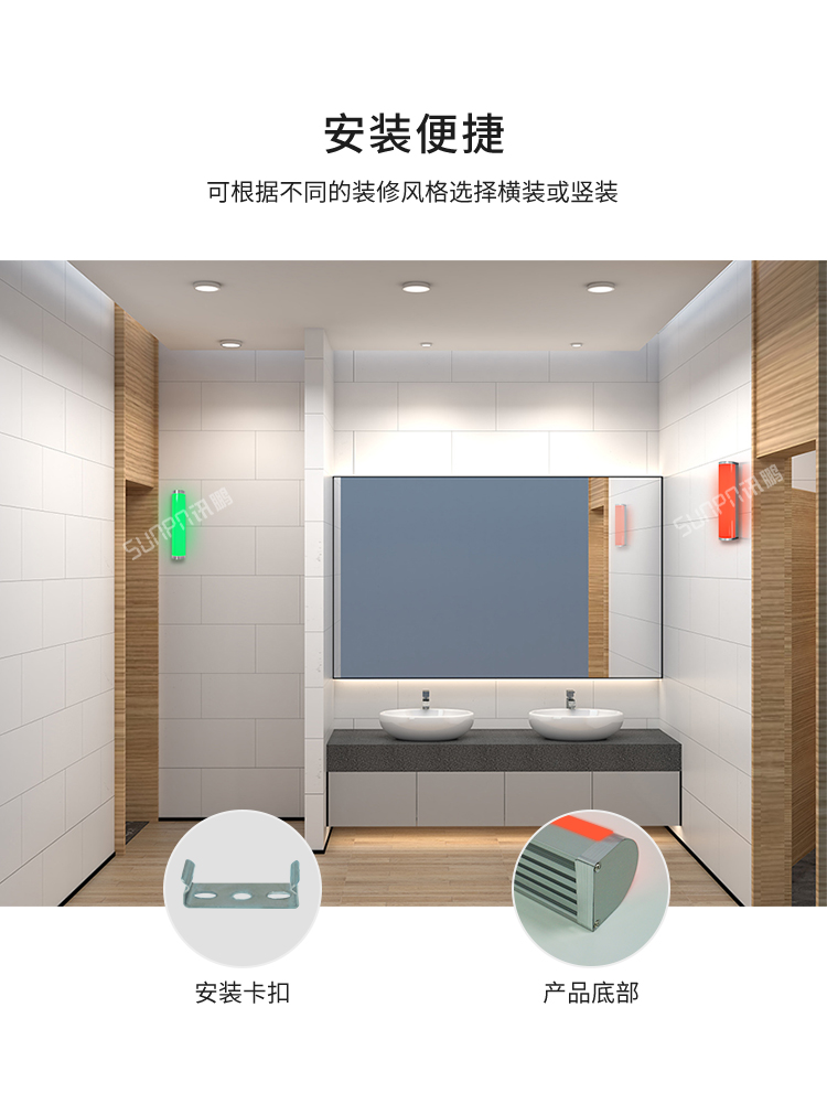 廁位有人無人雙色燈產品介紹