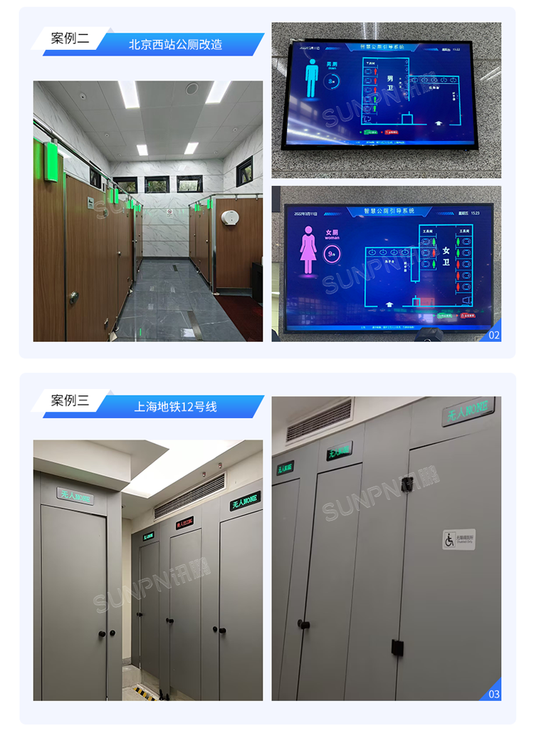 訊鵬智慧公廁系統-案例展示 訊鵬智慧公廁系統-案例展示
