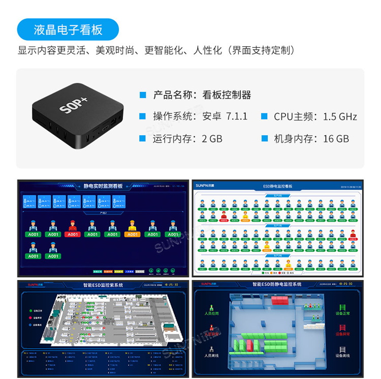 液晶款防靜電監控看板
