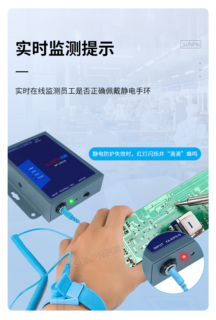 防靜電監控儀實時監測功能
