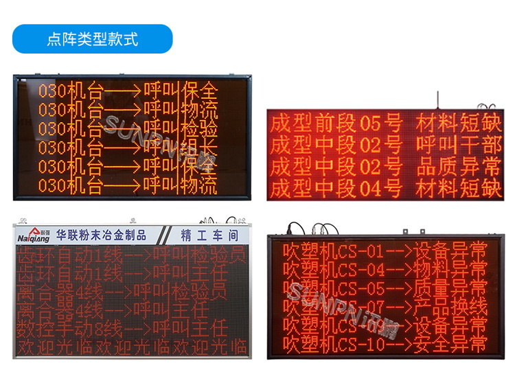 點(diǎn)陣款安燈看板選型